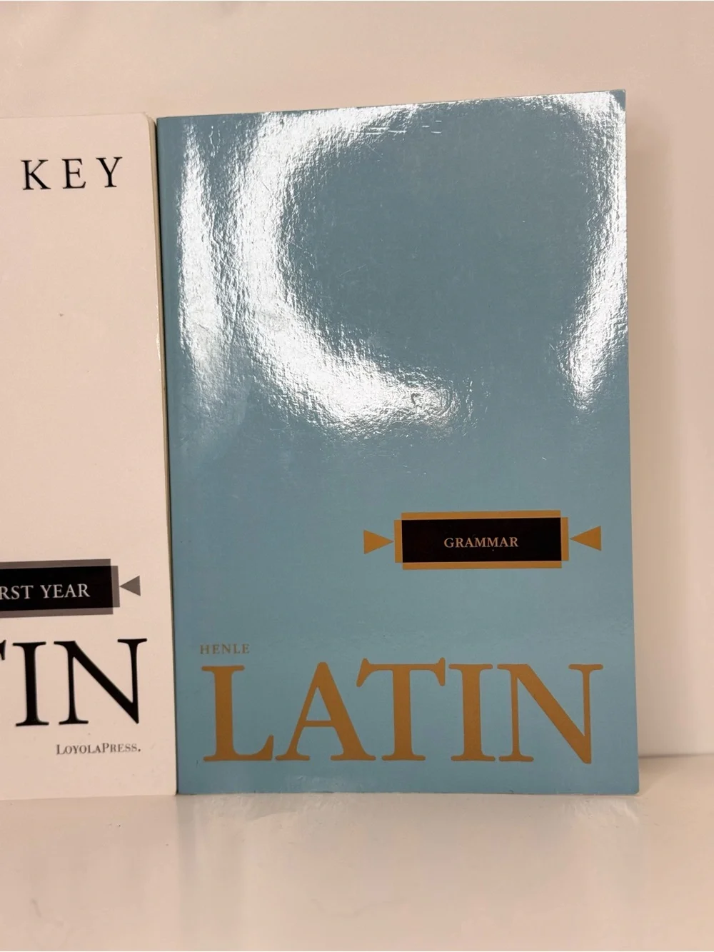 First Year Latin Workbook Set - Purple, White & Blue